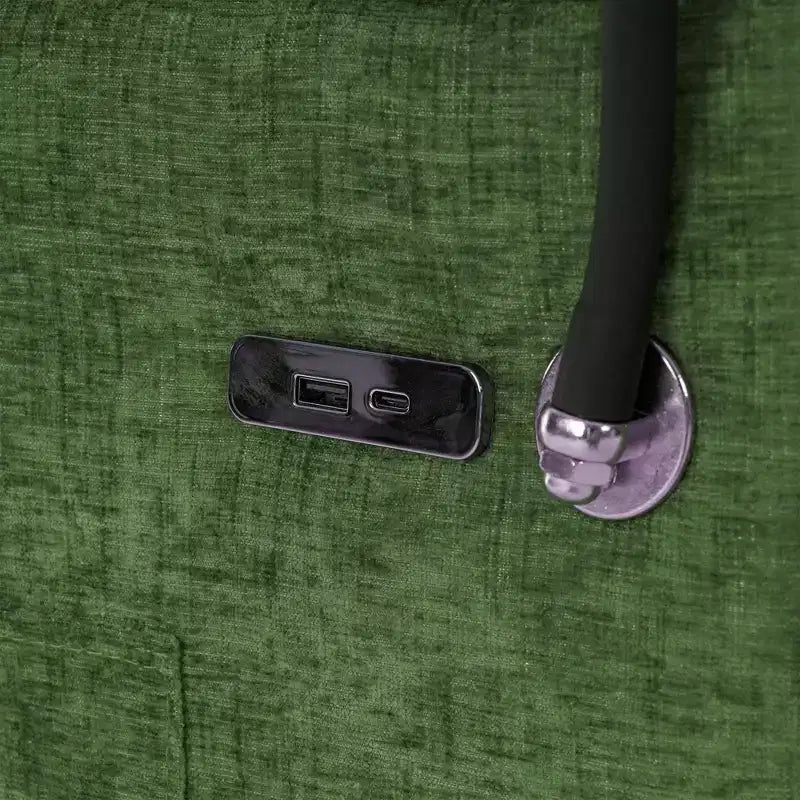 Canapé causeuse confortable en chenille avec lit gigogne