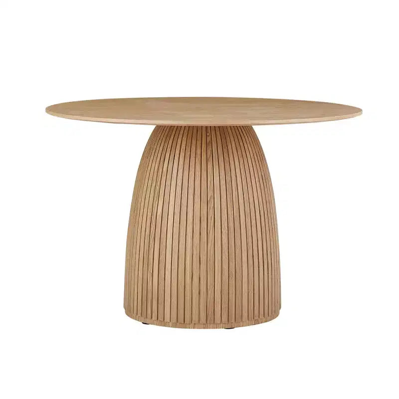 Table de salle à manger ronde en bois, table de cuisine moderne avec plateau circulaire pour salle à manger, restaurant