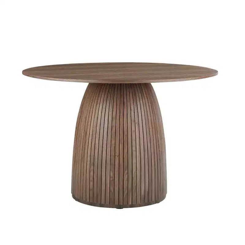 Table de salle à manger ronde en bois, table de cuisine moderne avec plateau circulaire pour salle à manger, restaurant