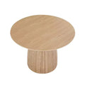 Table de salle à manger ronde en bois, table de cuisine moderne avec plateau circulaire pour salle à manger, restaurant