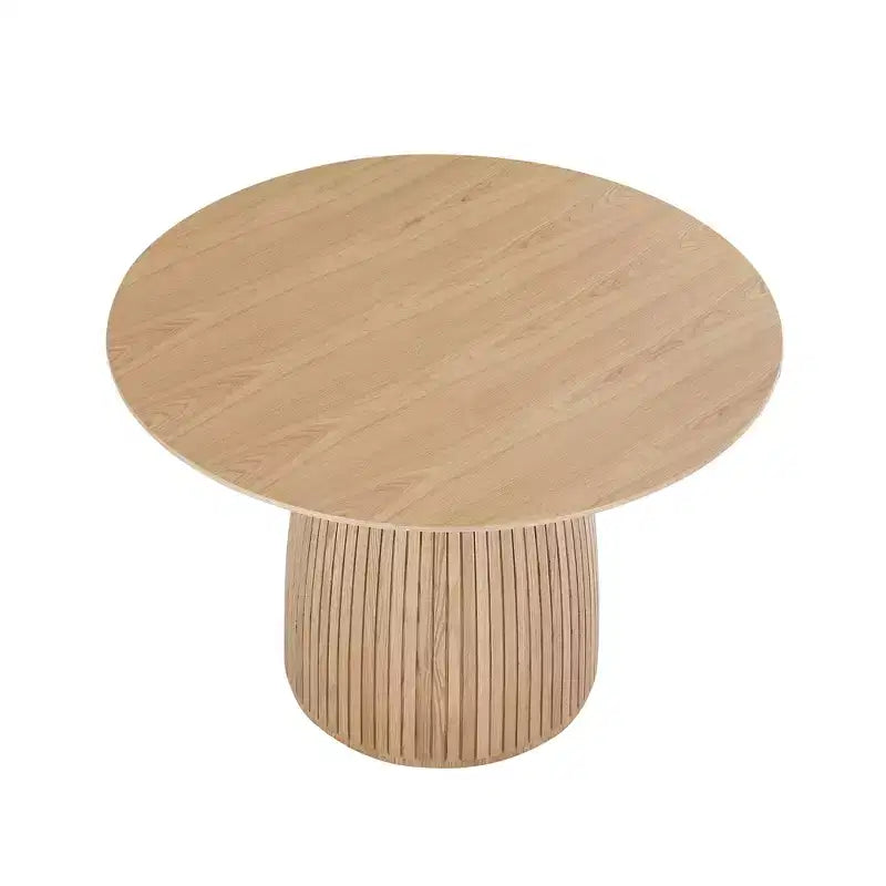 Table de salle à manger ronde en bois, table de cuisine moderne avec plateau circulaire pour salle à manger, restaurant
