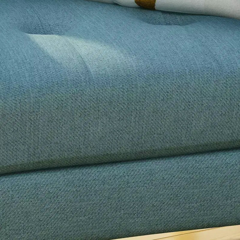 Fauteuil club capitonné en tissu avec passepoil et coutures verticales, style Mid-Century
