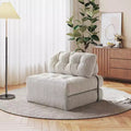 TROPOW Folding Sofa Bed, Futon Sofa Bed, Floor Folding Couch for Living Room, Convertible Sleeper Chair with Pillow Foldable Mattress Back Support