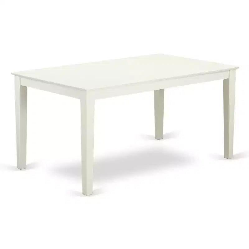 Table de salle à manger rectangulaire 36x60 avec plateau en bois massif