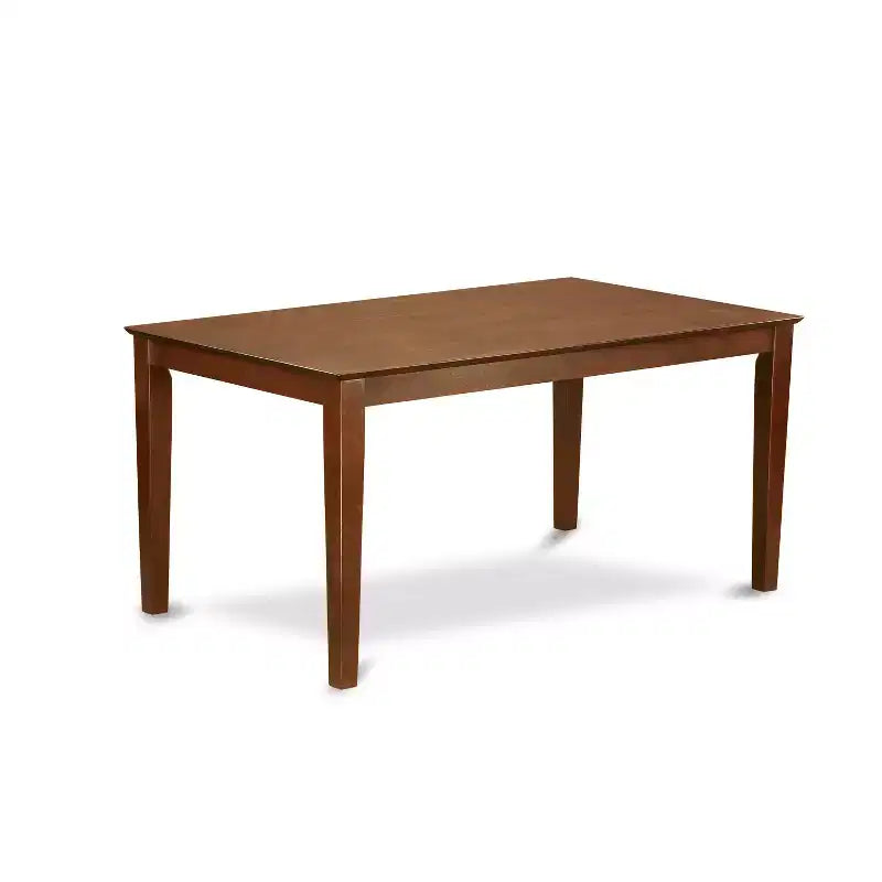 Table de salle à manger rectangulaire 36x60 avec plateau en bois massif