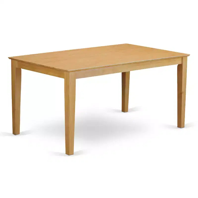 Table de salle à manger rectangulaire 36x60 avec plateau en bois massif
