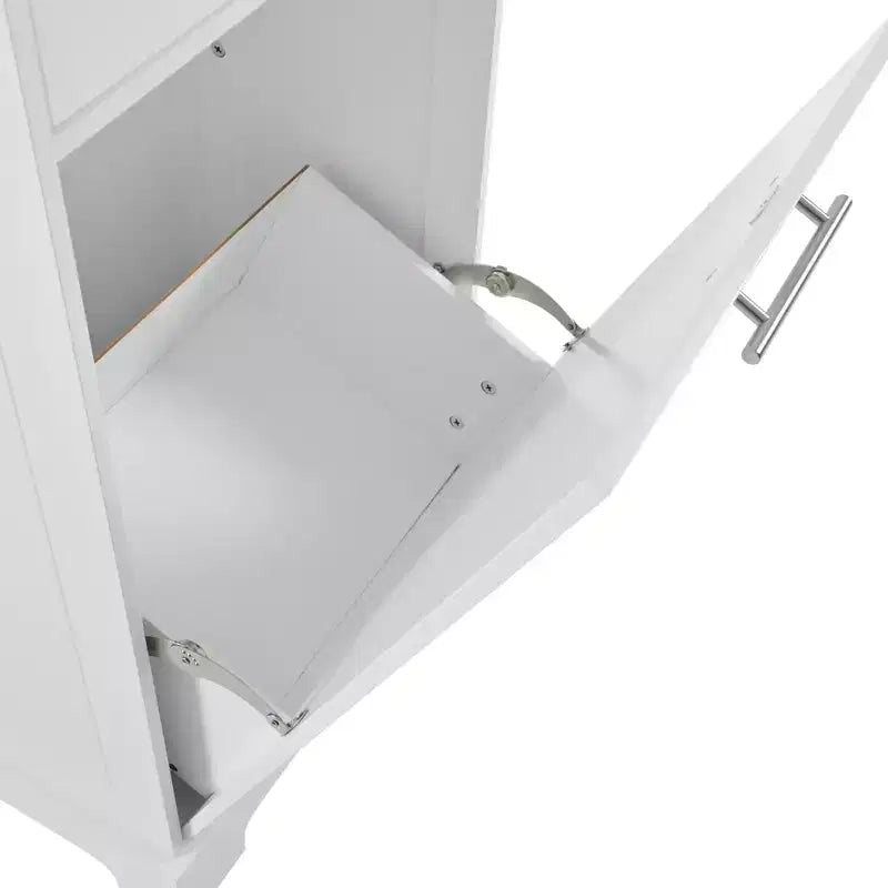 Îlot de cuisine cannelé avec meuble de rangement pour poubelle, Îlots de cuisine roulants sur roulettes avec tiroir