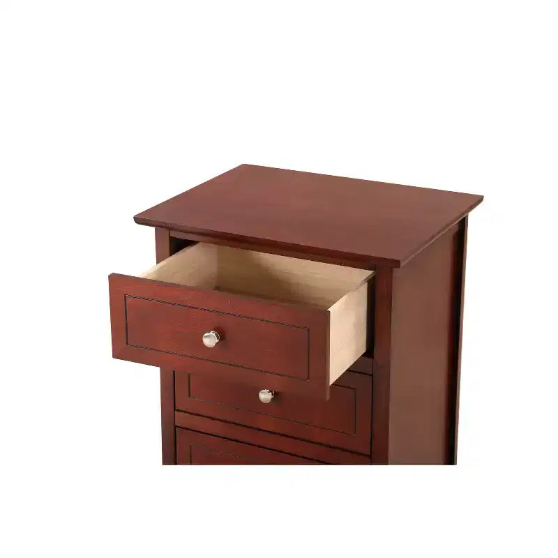 Table de Chevet Rectangulaire en Bois pour Salon et Chambre à Coucher