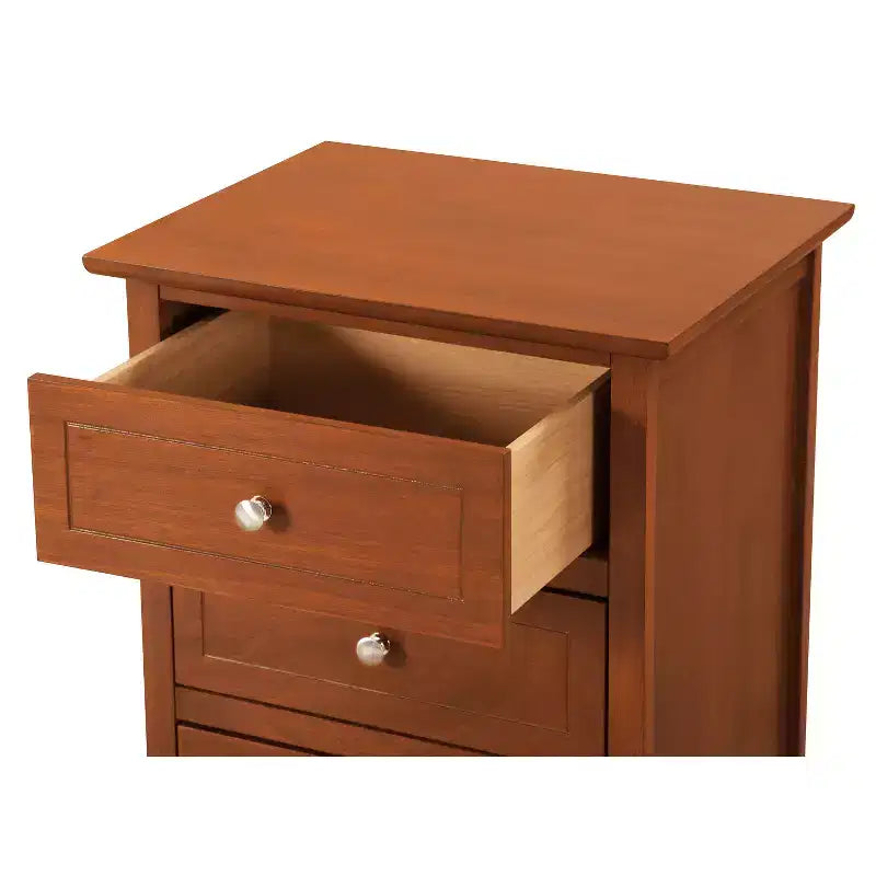 Table de Chevet Rectangulaire en Bois pour Salon et Chambre à Coucher