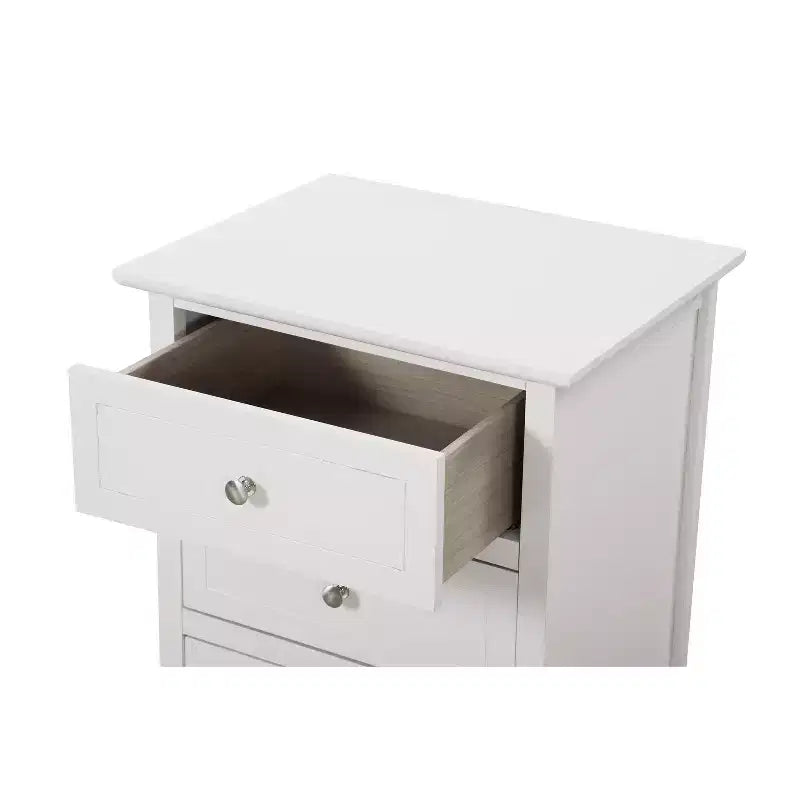 Table de Chevet Rectangulaire en Bois pour Salon et Chambre à Coucher
