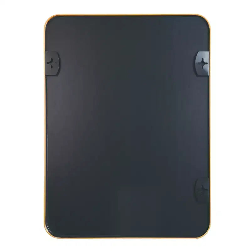 Miroir d'appoint de 36 po avec cadre en aluminium doré
