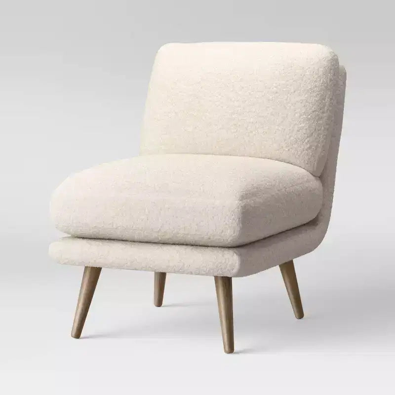 Chaise d'appoint en fausse fourrure Harper