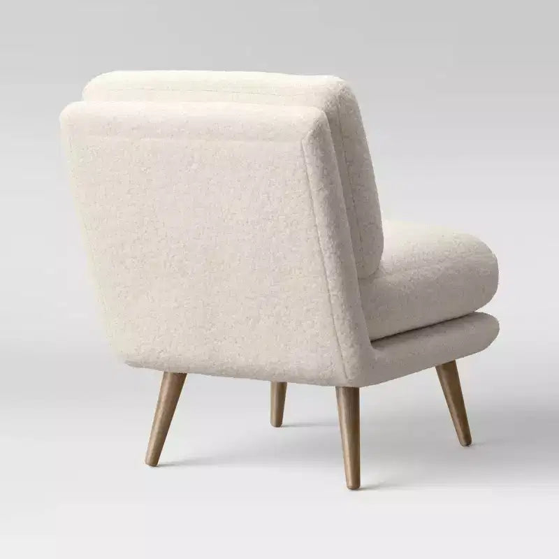 Chaise d'appoint en fausse fourrure Harper