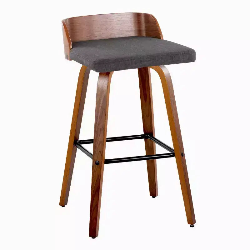 Lot de 2 tabourets de bar pivotants 30 Maya